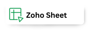 Zoho sheet.